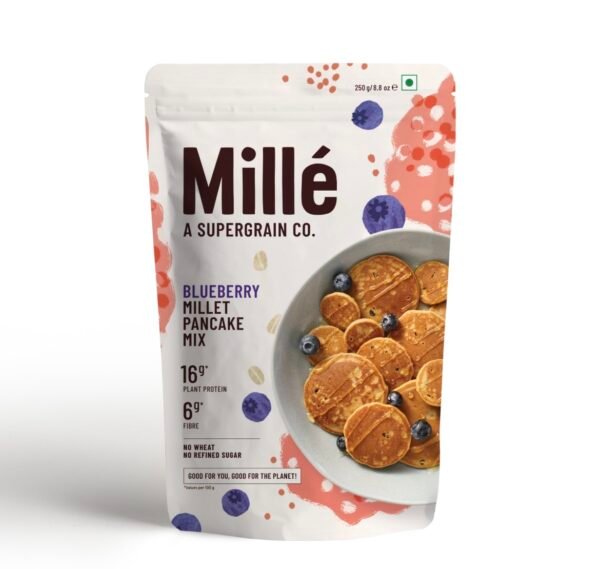 Mille Blueberry Millet Pancake Mix 250g