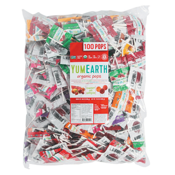 Yum Earth Organic Fruits Pops 100pcs