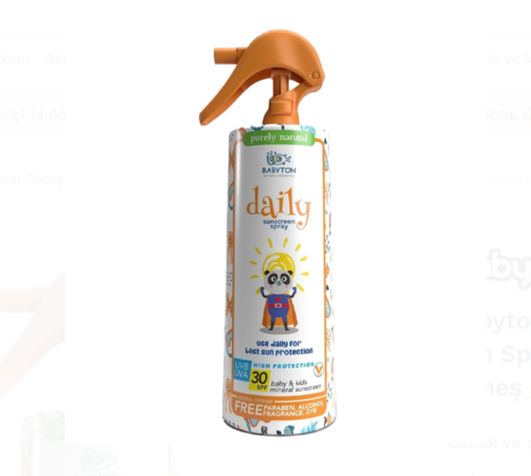 BABYTON Natural Daily Kids Sunscreen Spray 200ml