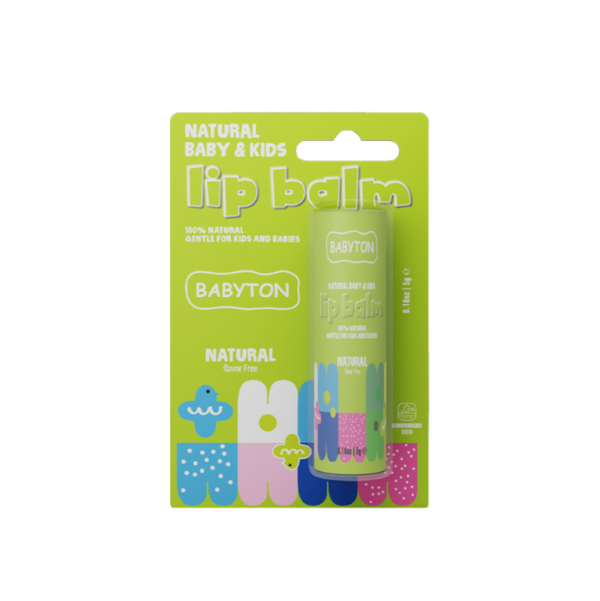 BABYTON Natural lipbalm Flavor Free 5g