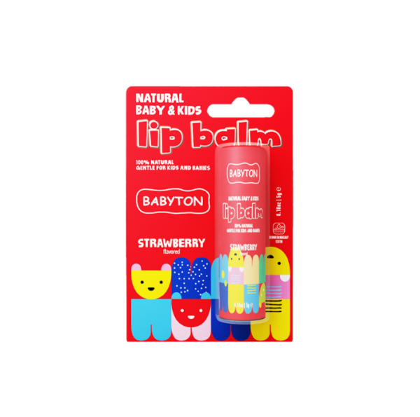 BABYTON Natural Lipbalm Strawberry 5g