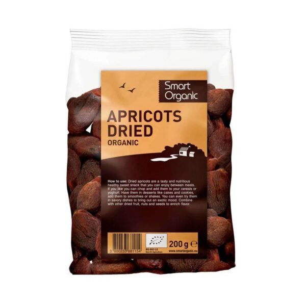 APRICOTS DRIED ORGANIC 200g