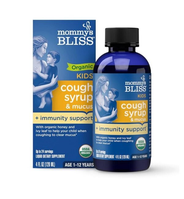 Mommys Bliss Kids Cough Syrup & Mucus +Immunity support 120ml