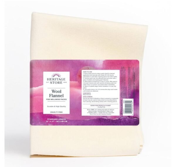 HERITAGE STORE WOOL FLANNEL For Wellness Pack