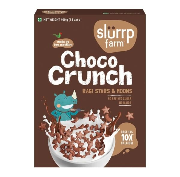 Slurrp Farm Choco Crunch Ragi Stars & Moons 400g
