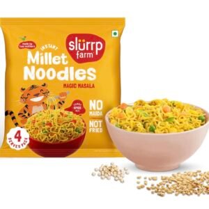 Slurrp farm Instant Millet Noodles Magic Masala 4 Pack
