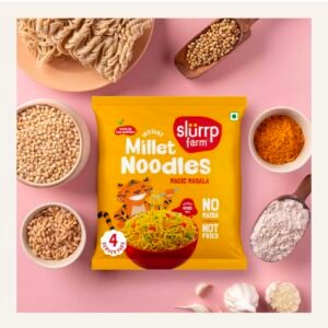 Slurrp farm Instant Millet Noodles Magic Masala - Serves 4 (Pack of 2)