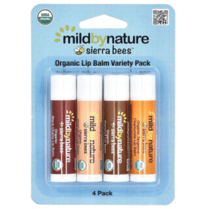 Sierra Bees Organic Variety Pack Lip Balm 4 pack ( 4,25g)