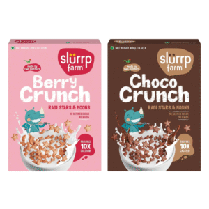 Slurrp Farm Chocolate & Berry Crunch Cereal Combo