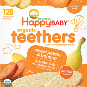 Happy Baby Organic Teethers Sweet potato & banana (48g) 24 wafers