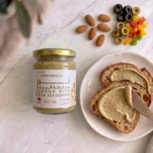 My Healthy jar Almond With Pizza Seasoning cheese 250 g