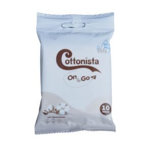 Cottonista Mini water wipes (10 wipes)