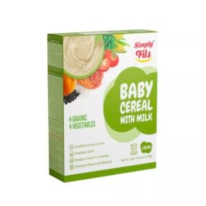 Simply Fils Baby cereals with Milk 4 Grains & 4 Vegetables (250g)