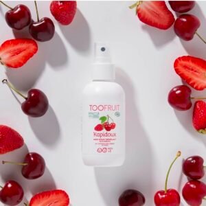 TOOFRUIT Organic Hair Spray For Kids for all hair types- Strawberry-Cherry (125ml)