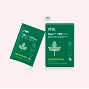 RITE-DAILY GREENS Drink mix for daily nutrition (15 sachets)